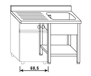 LT1198 Wash legs and shelf dishwasher